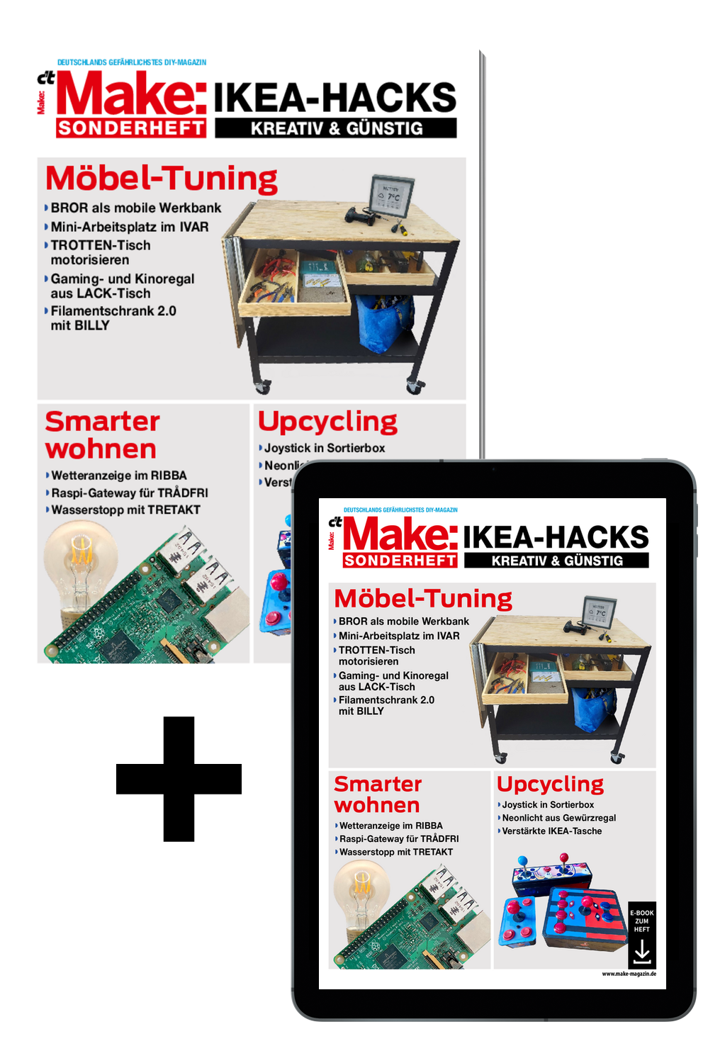 Bundle Make Sonderheft 2025 - Ikea-Hacks  (Heft + PDF)
