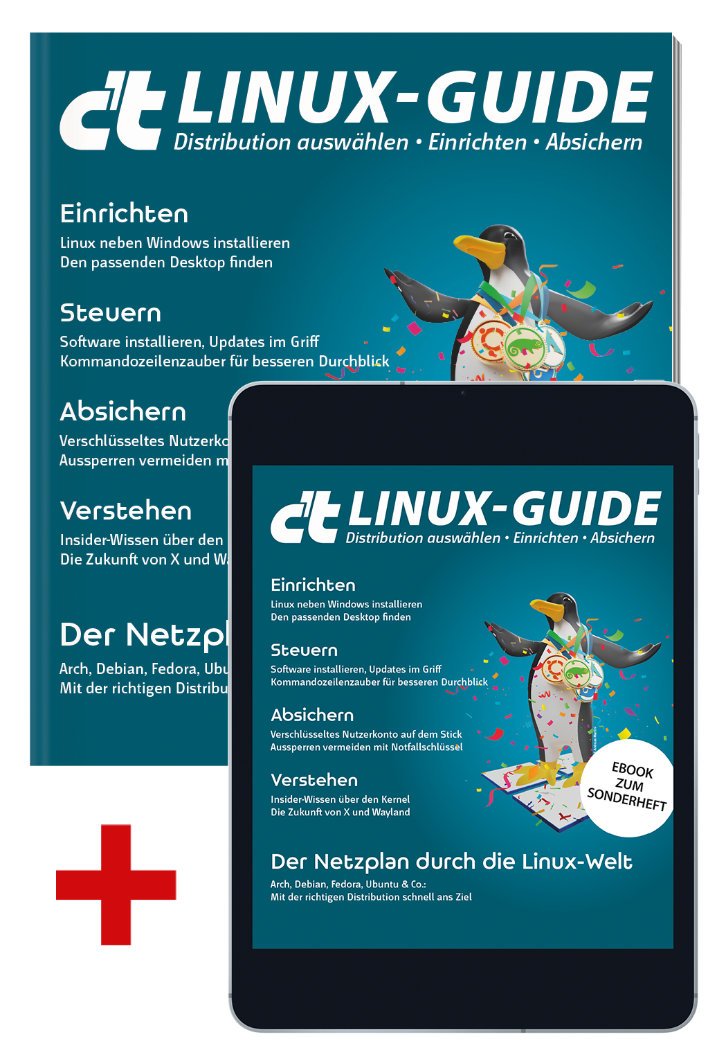 Bundle c't Linux-Guide 2022 (Heft + PDF)