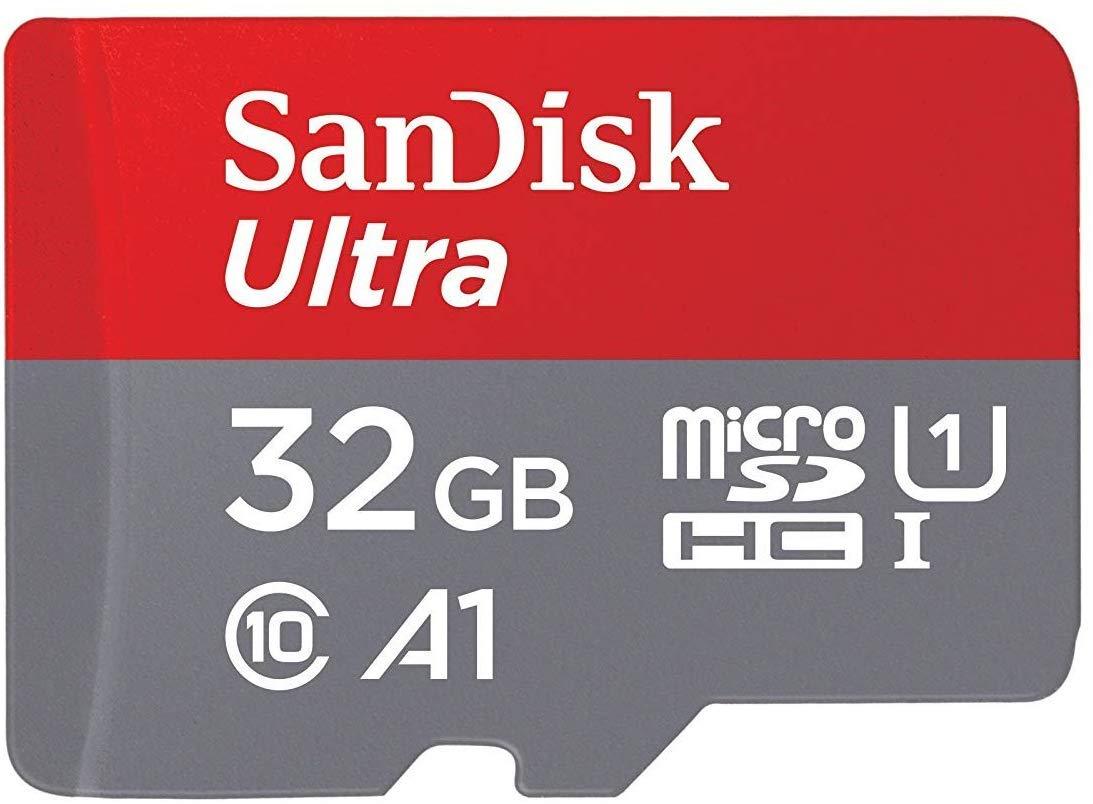 SanDisk Ultra microSDHC A1 120MB/s Class 10 Speicherkarte 32GB
