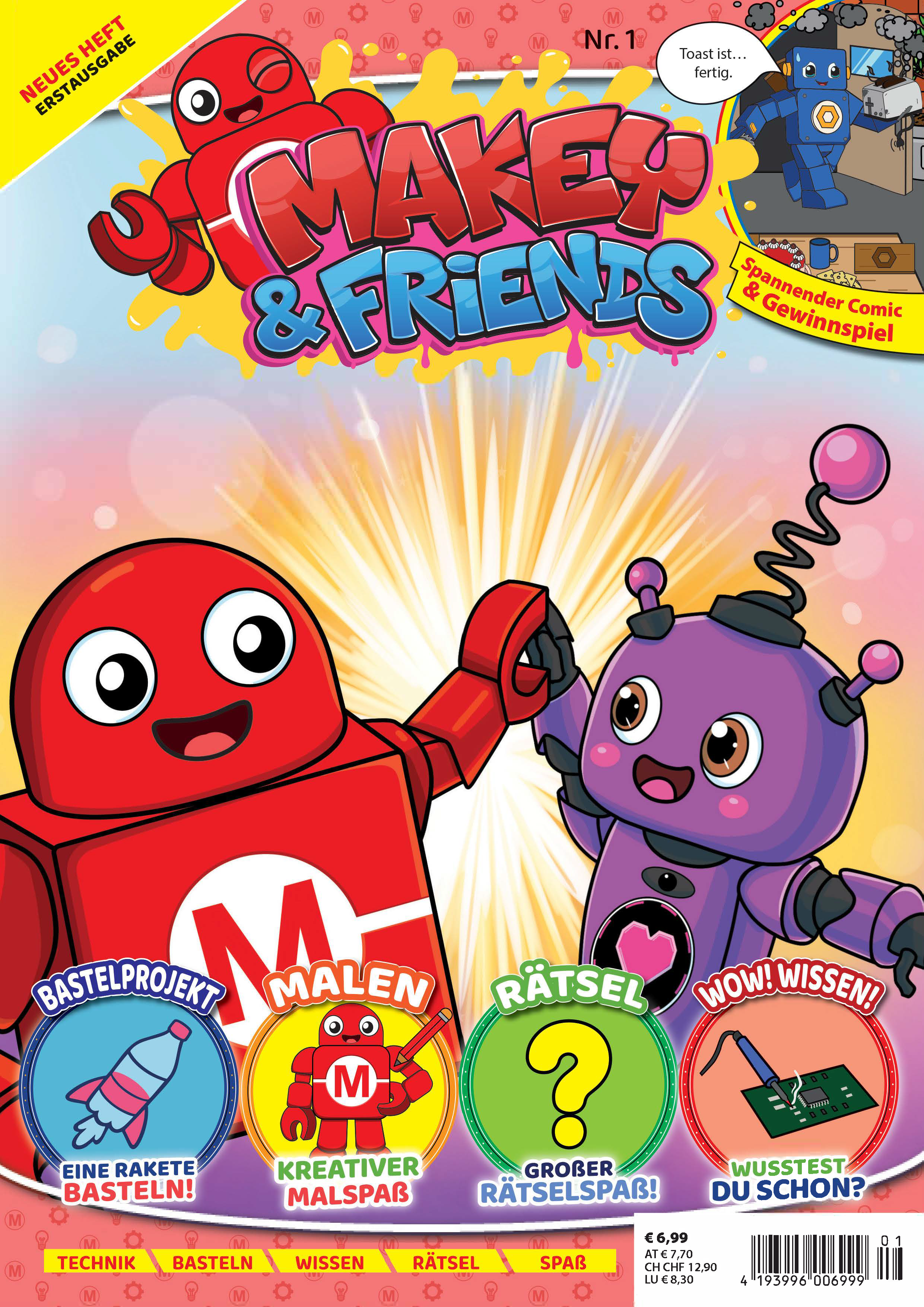 Produktbild für Makey & Friends 1/2026 + Sammelfigur