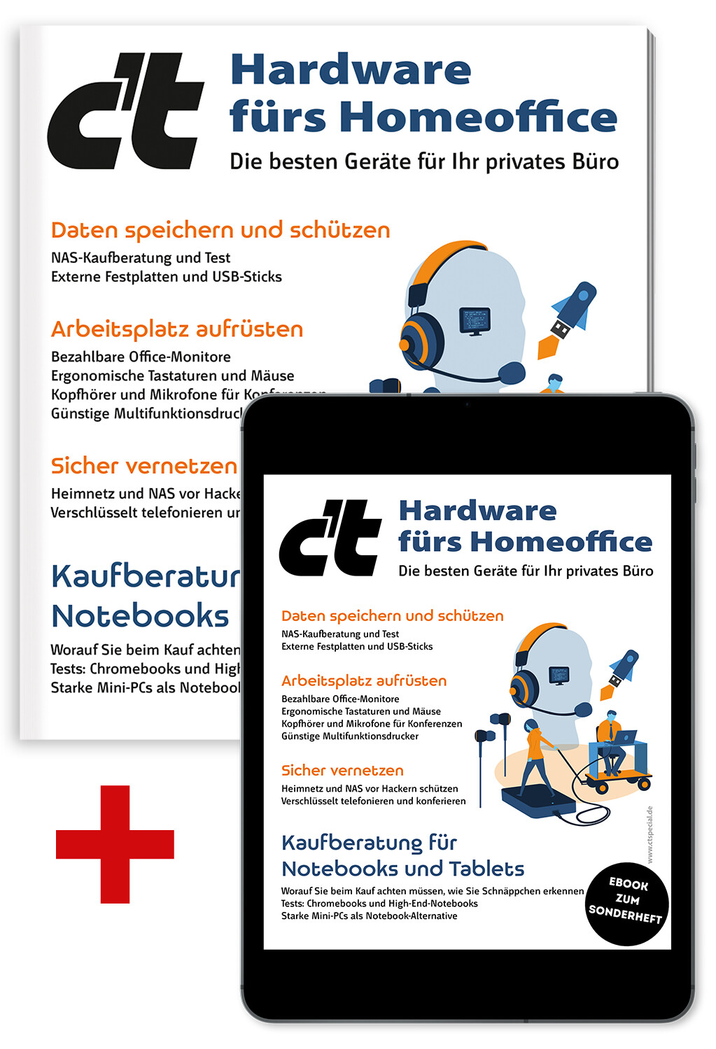 Bundle c't Hardware fürs Homeoffice (Heft + PDF)