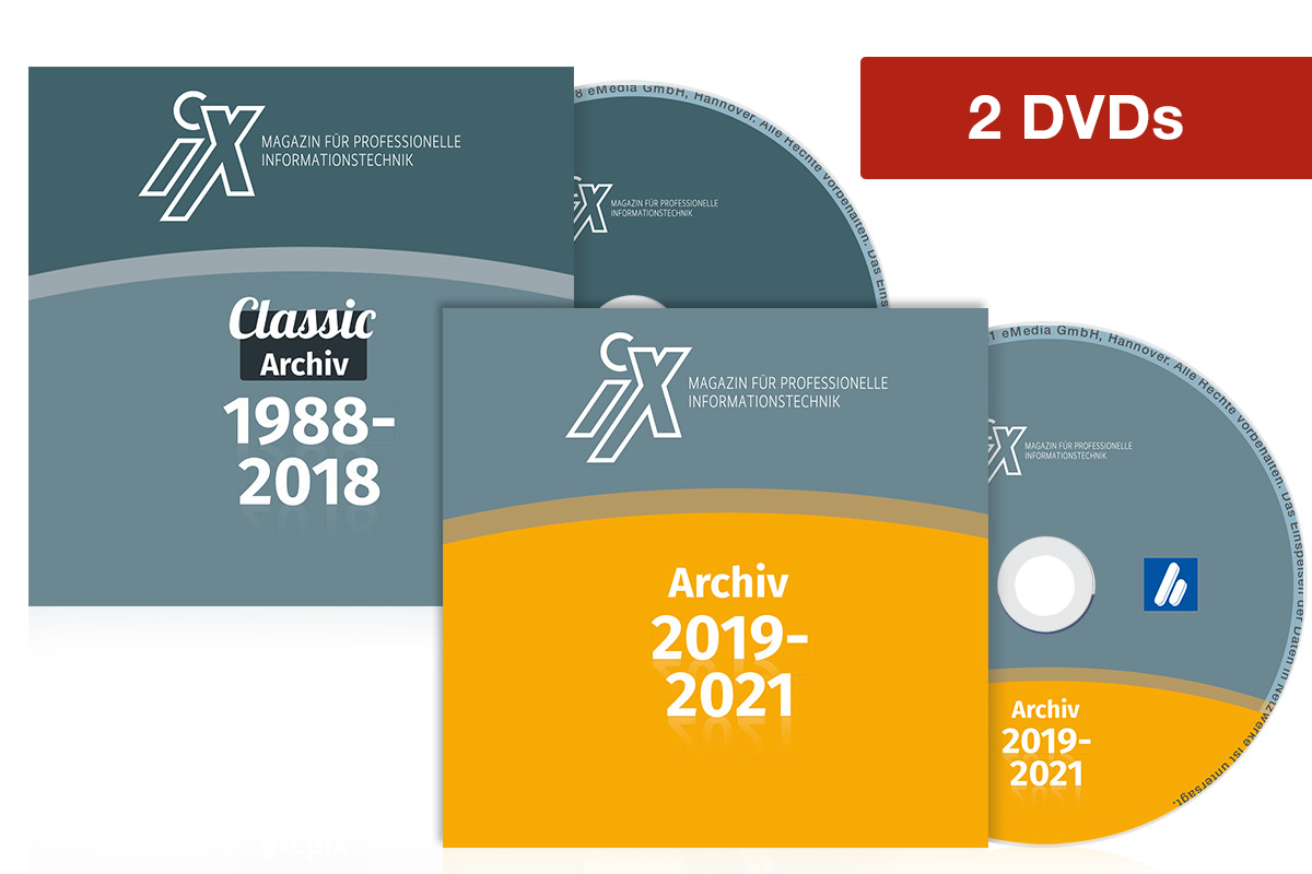 iX Gesamtarchiv 1988-2021 (2 DVDs)
