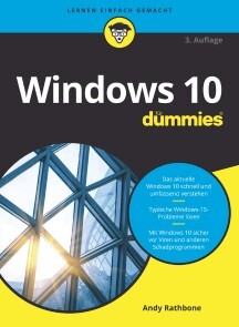 Produktbild für Windows 10 für Dummies (3. Auflg.)