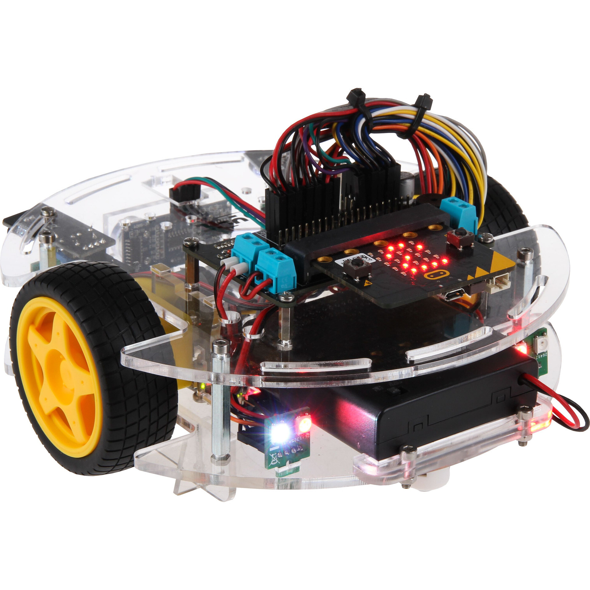 Joy-IT Bausatz programmierbares Roboterauto Joy-Car inkl. Einplatinencomputer micro:bit v2