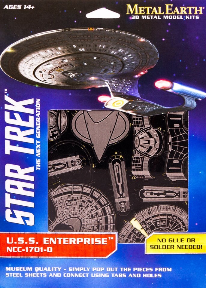Star Trek Metal Earth 3D Bausatz NCC-1701D