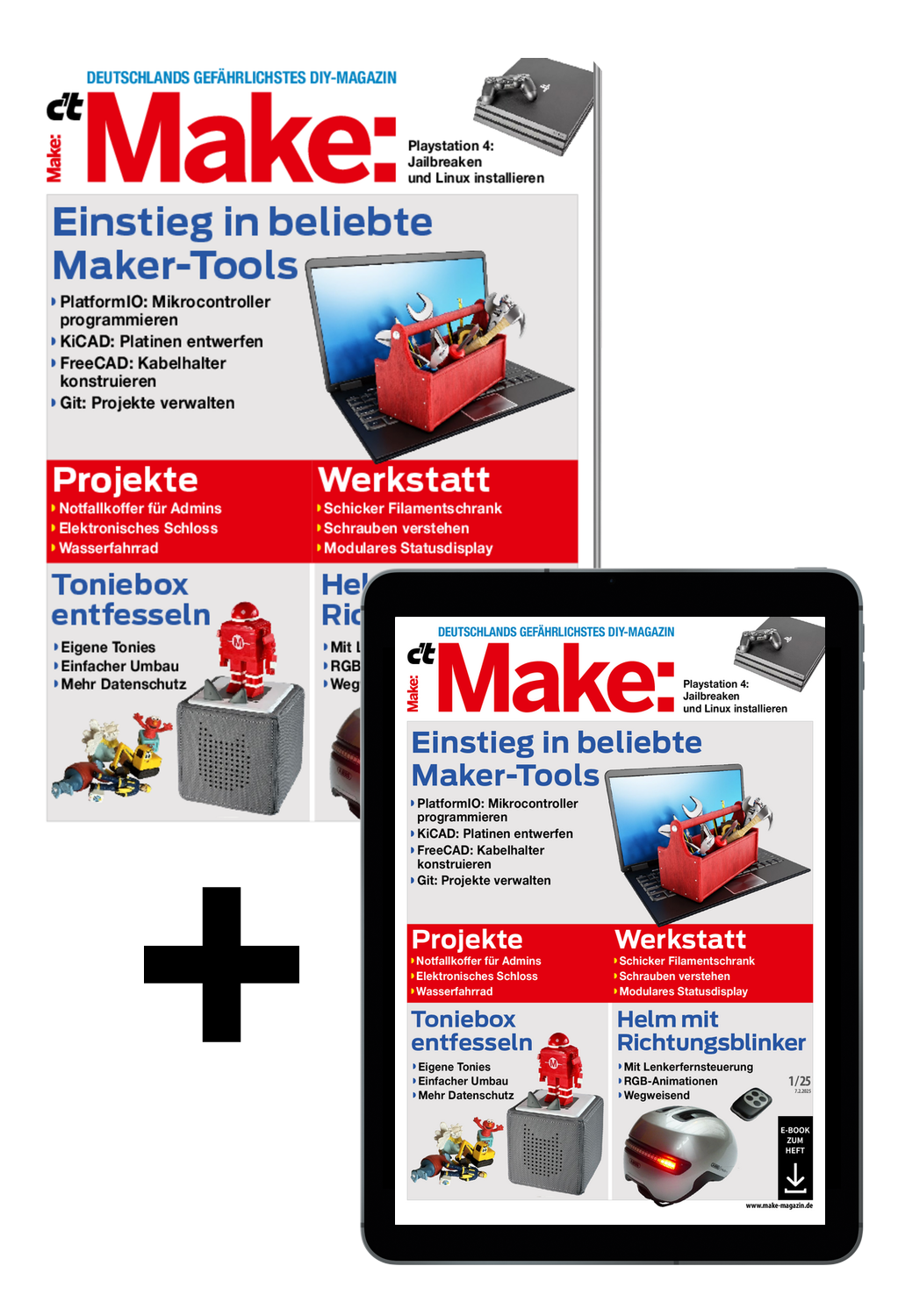 Bundle Make 01/2025 (Heft + digitale Ausgabe)