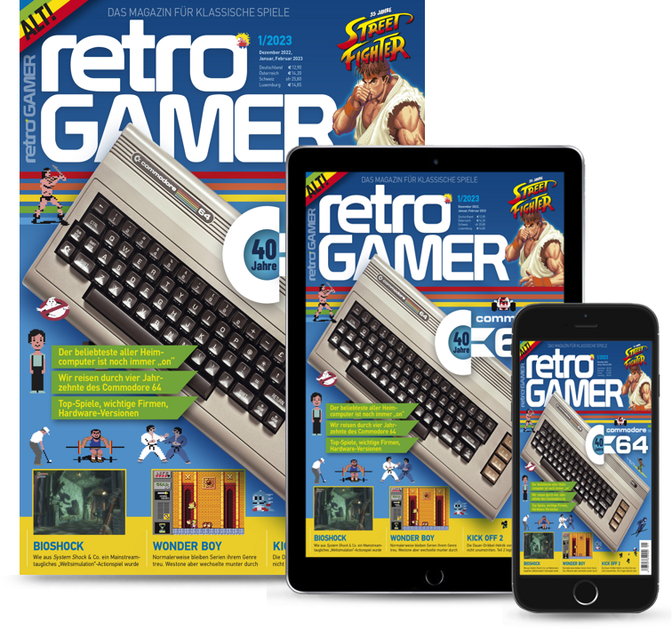 Retro Gamer Jahresabo Heft & Digital