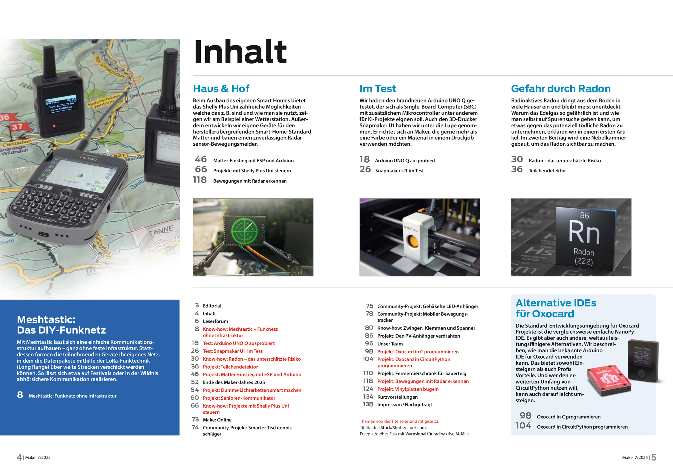 Produktbild für Bundle Make 07/2025 (Heft + PDF)