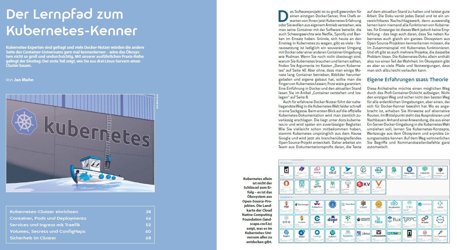 Superbundle c't Kubernetes (Heft + PDF + Buch)