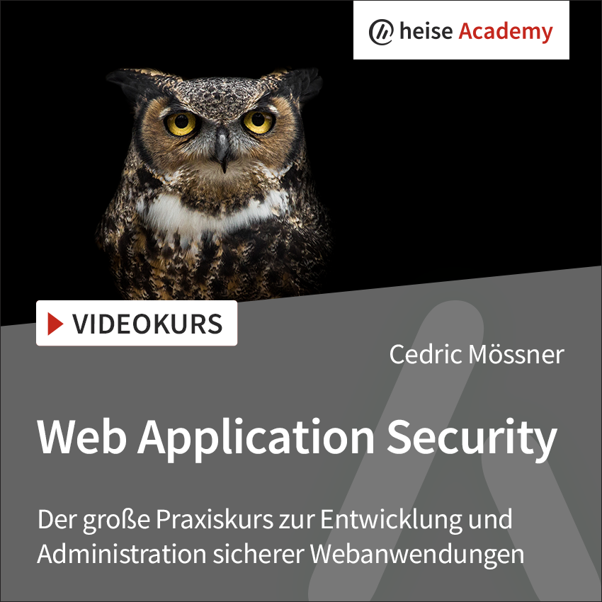 Web Application Security – Webanwendungen sicher machen