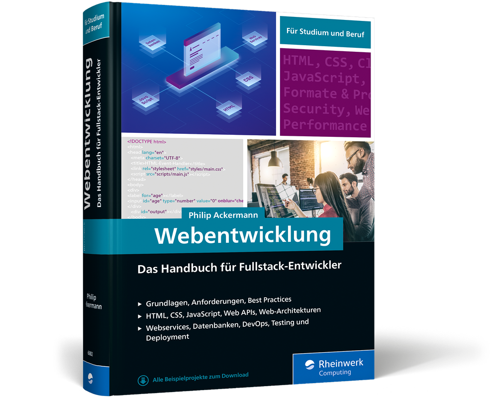 Webentwicklung - Das Handbuch für Fullstack-Entwickler