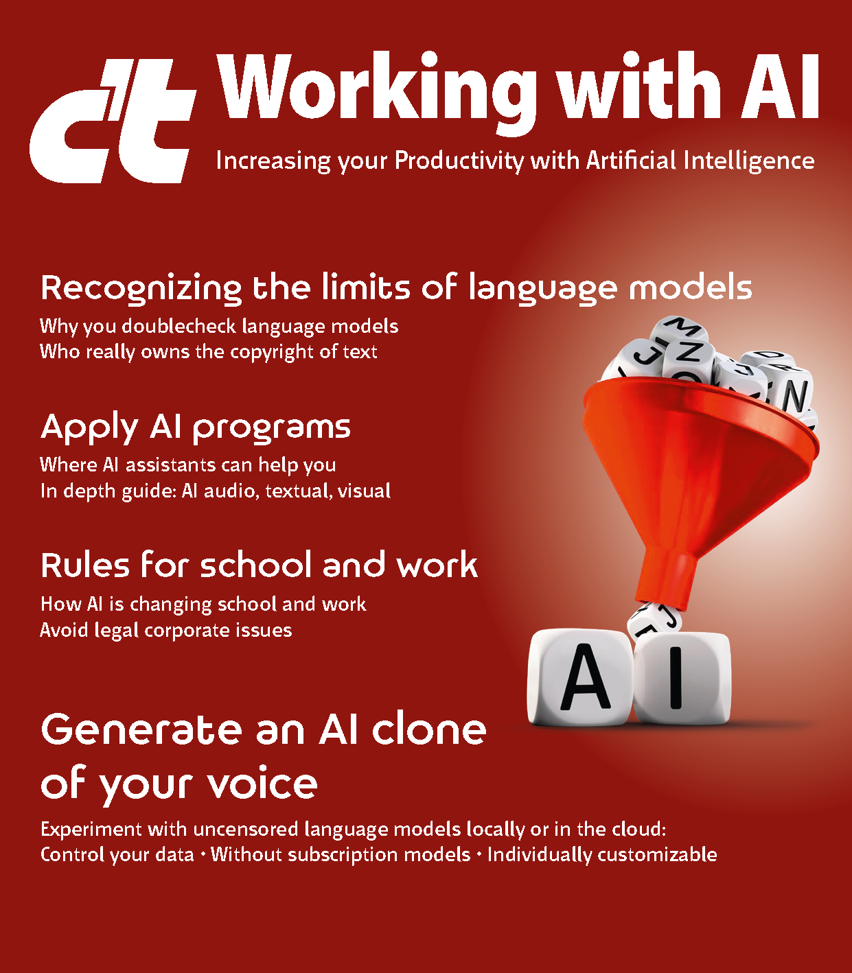 c't Working with AI (PDF-magazine, english)