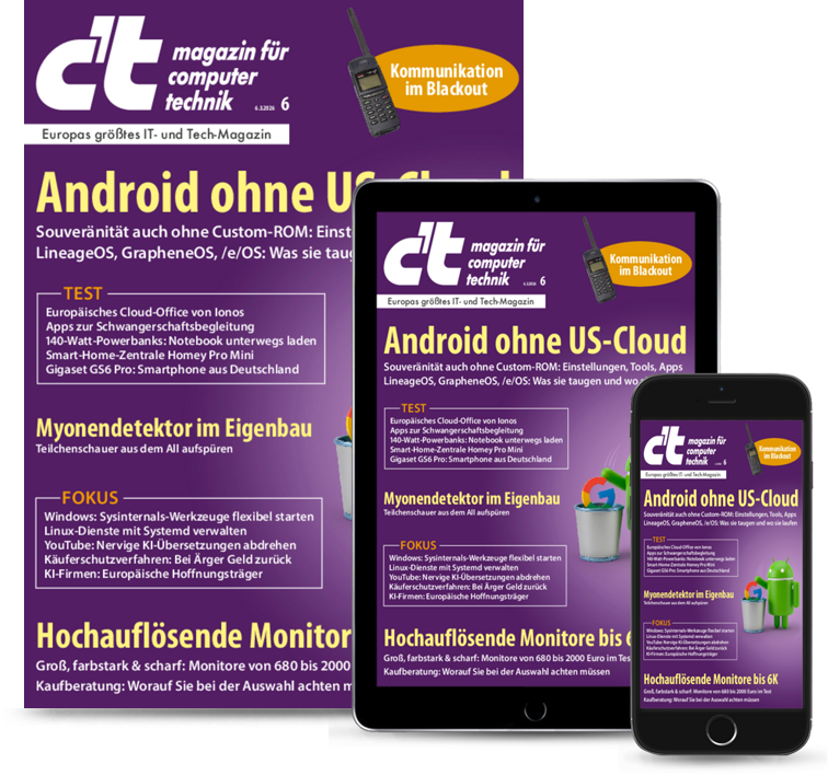 Produktbild für c't Kennenlern-Angebot Digital & Print