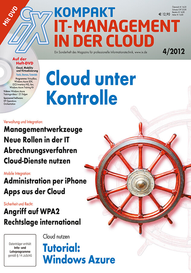 iX Kompakt IT-Management in der Cloud 04/2012