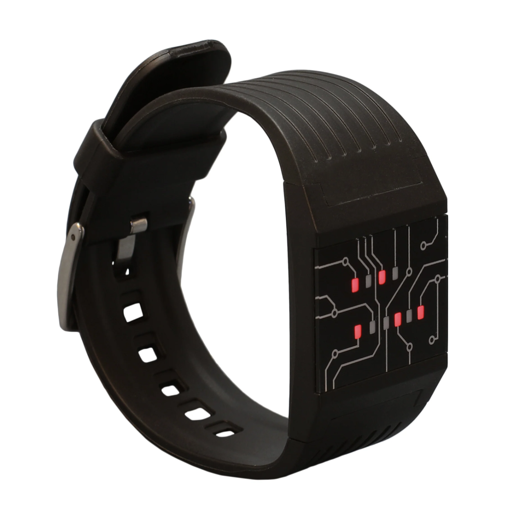 Binäre Armbanduhr