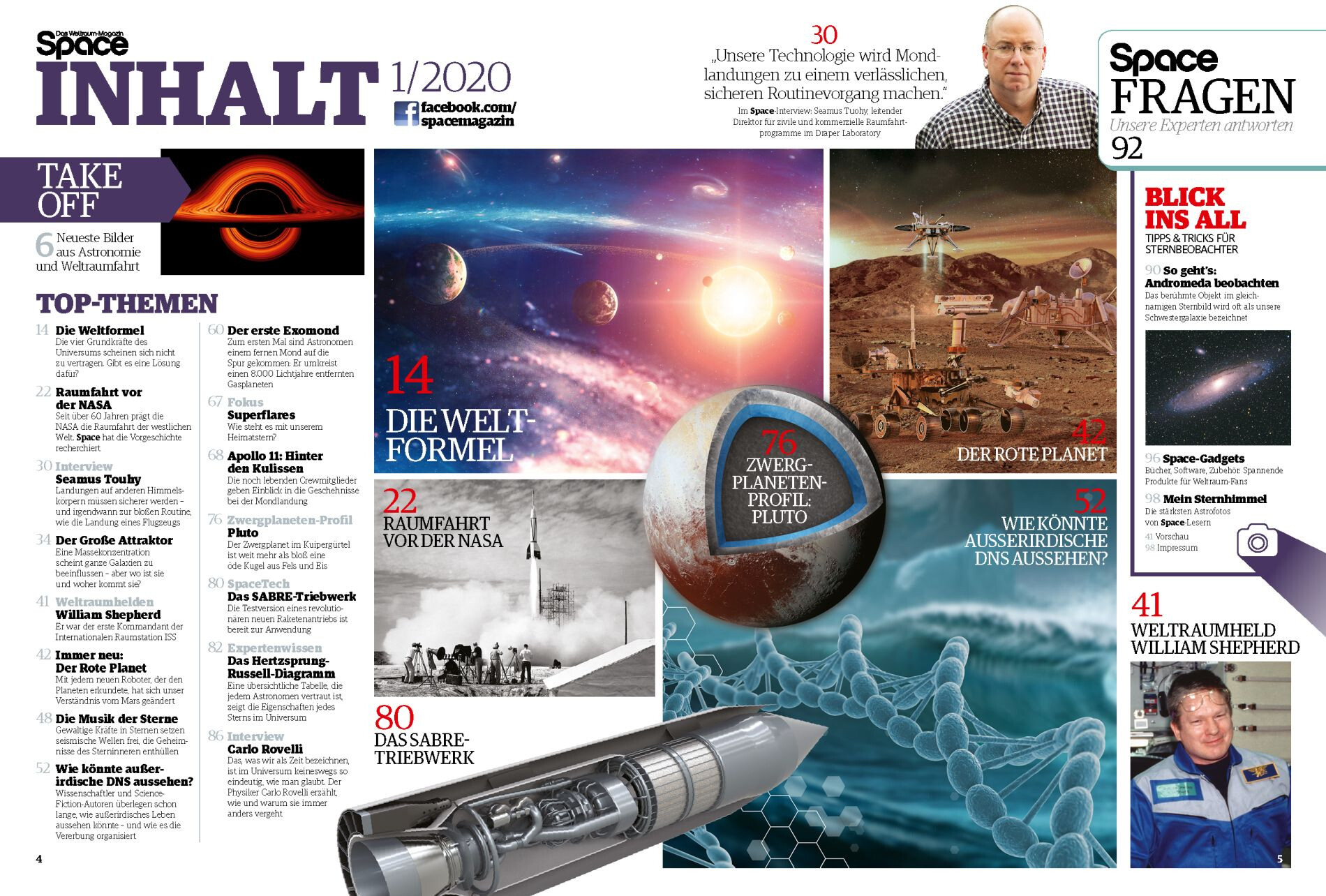 Space Weltraum Magazin 01/2020