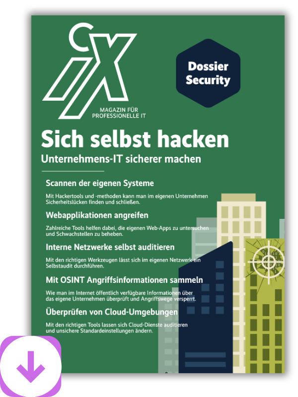 iX E-Dossier: Sich selbst hacken (PDF)