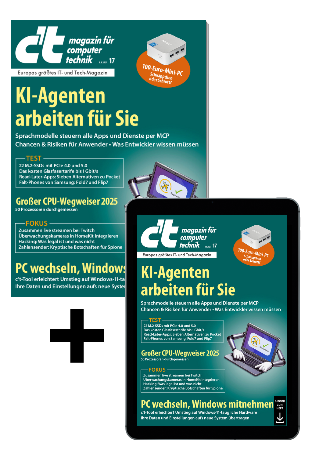 Bundle c't 17/2025 (Heft + PDF)