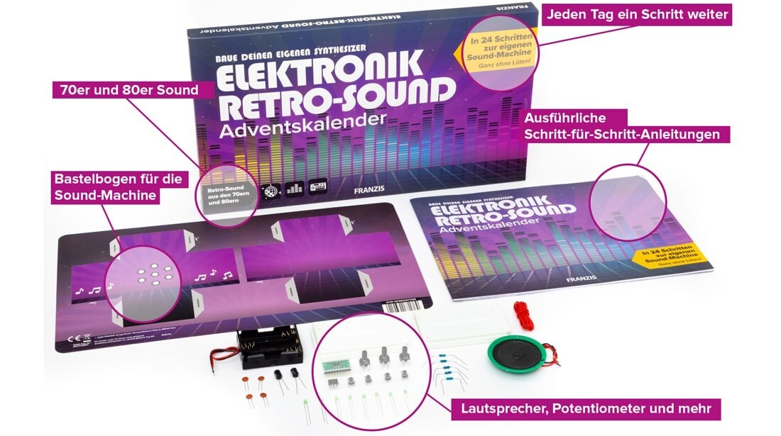 Elektronik-Retro-Sound-Adventskalender