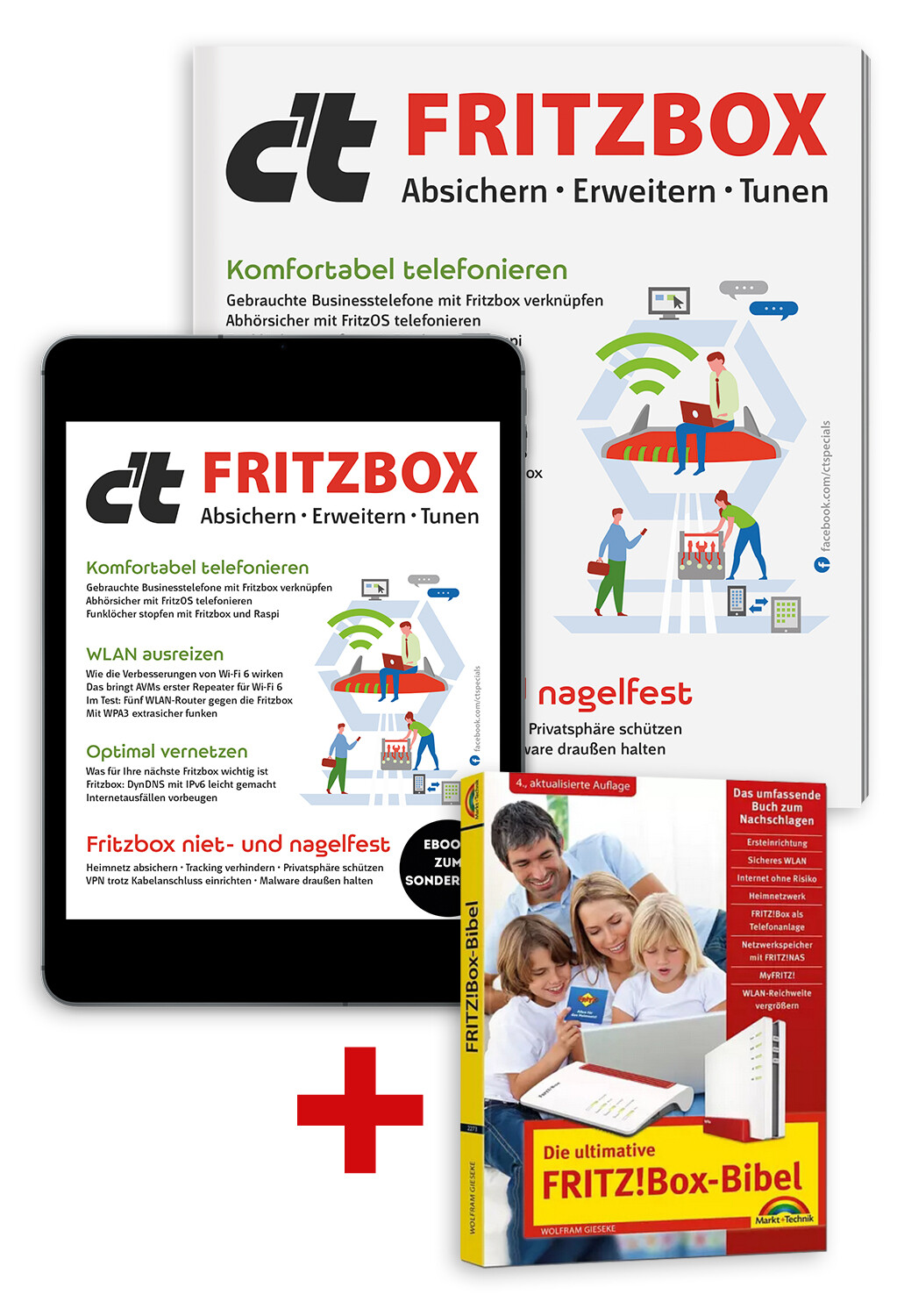 Superbundle c't Fritzbox 2021 (Buch + Heft + PDF)