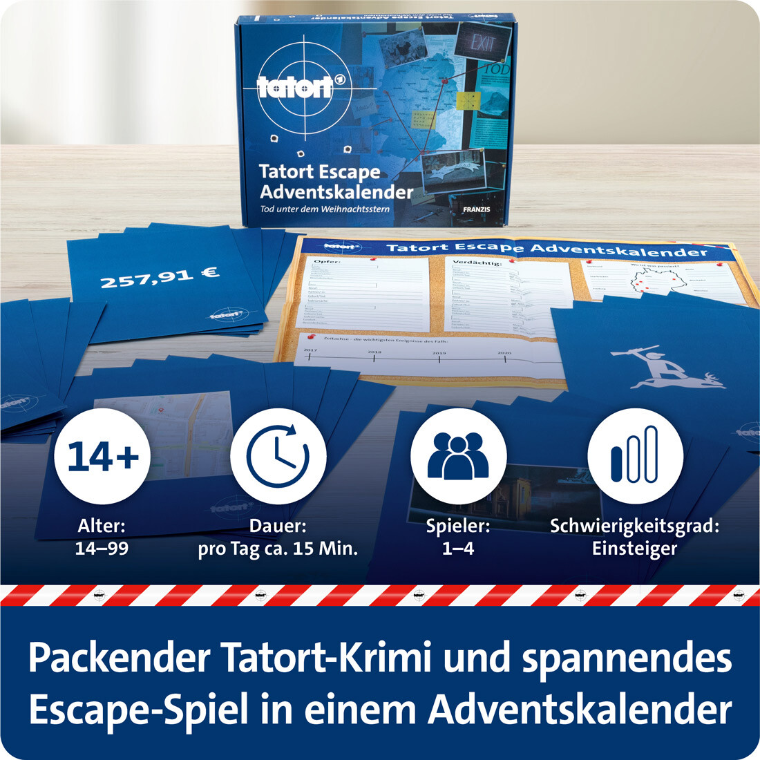 Tatort-Escape-Adventskalender