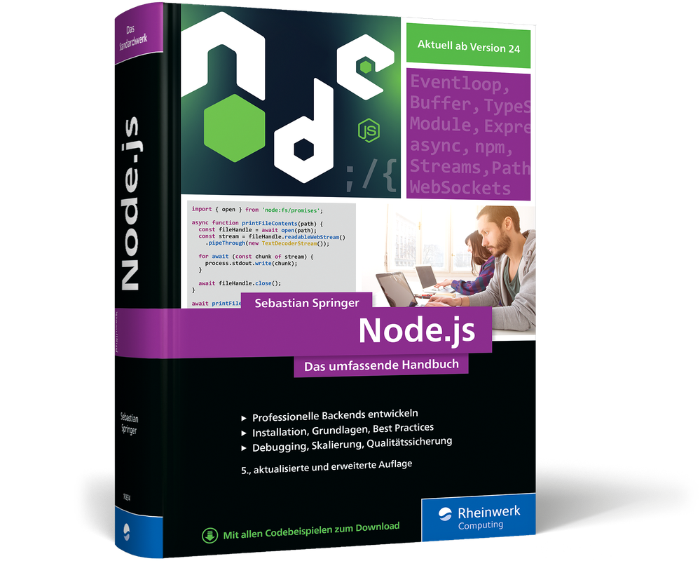 Node.js  (5. Auflage 2025)