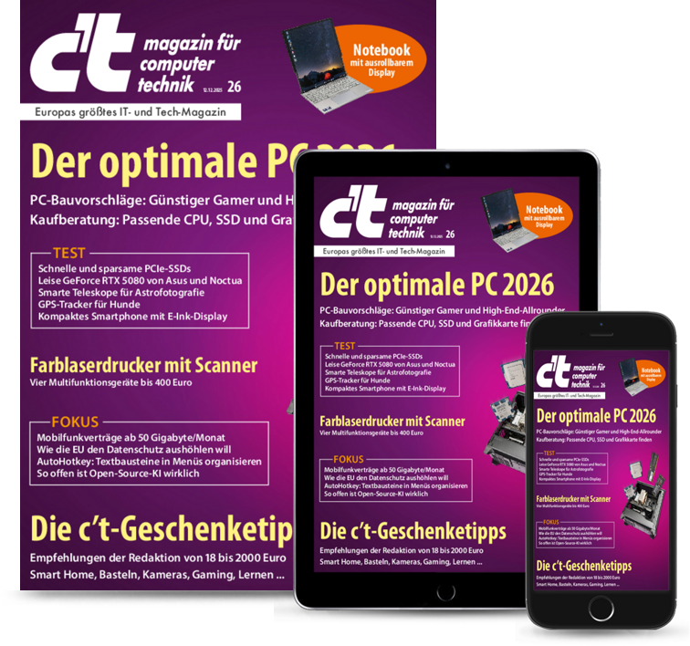Produktbild für c't Kennenlern-Angebot Digital & Print