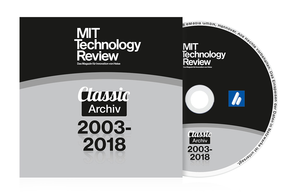 MIT Technology Review CLASSIC Archiv-DVD 2003-2018
