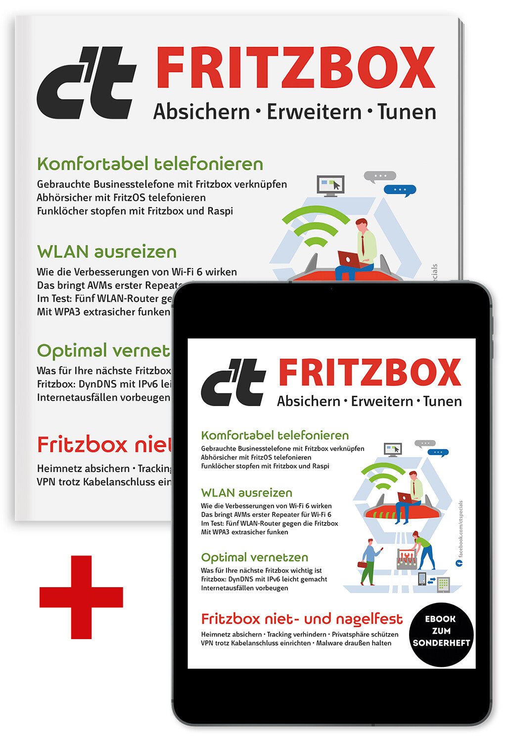 Bundle c't Fritzbox 2021 (Heft + PDF)