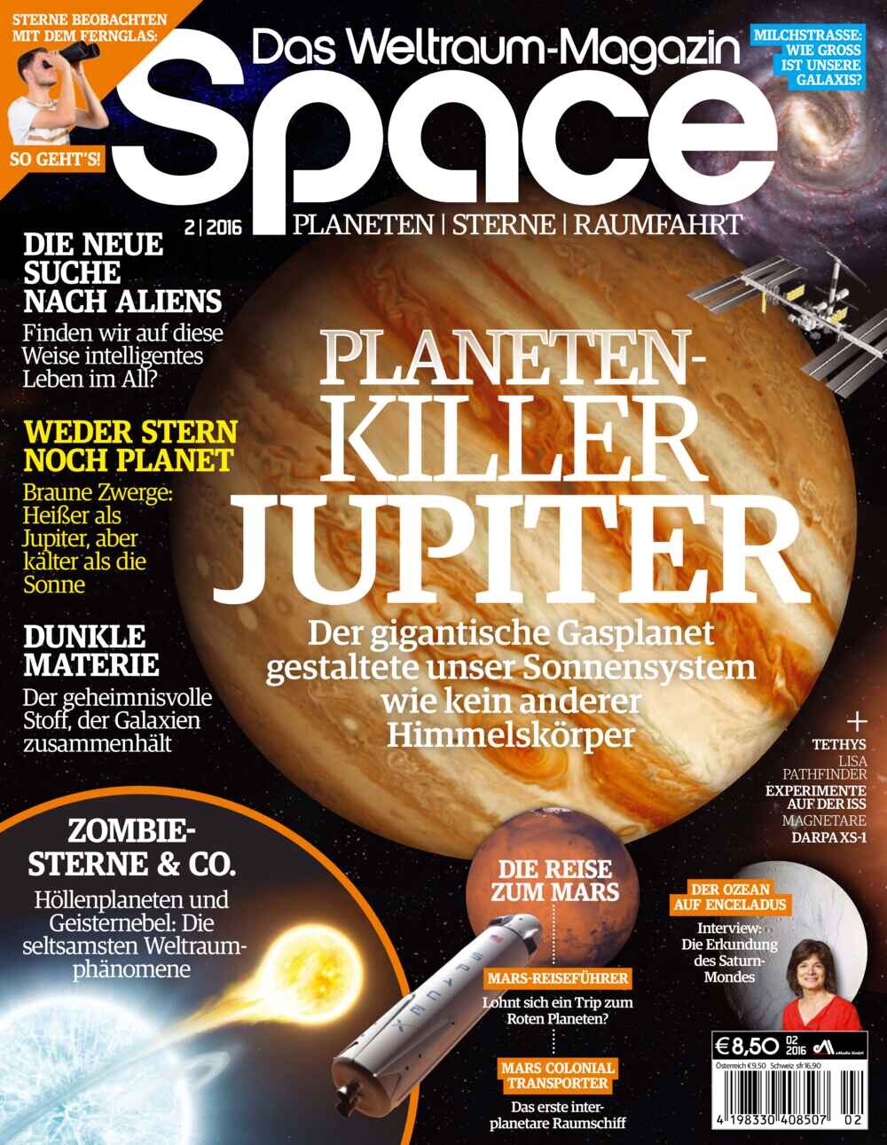 Space, Weltraum Magazin 02/2016