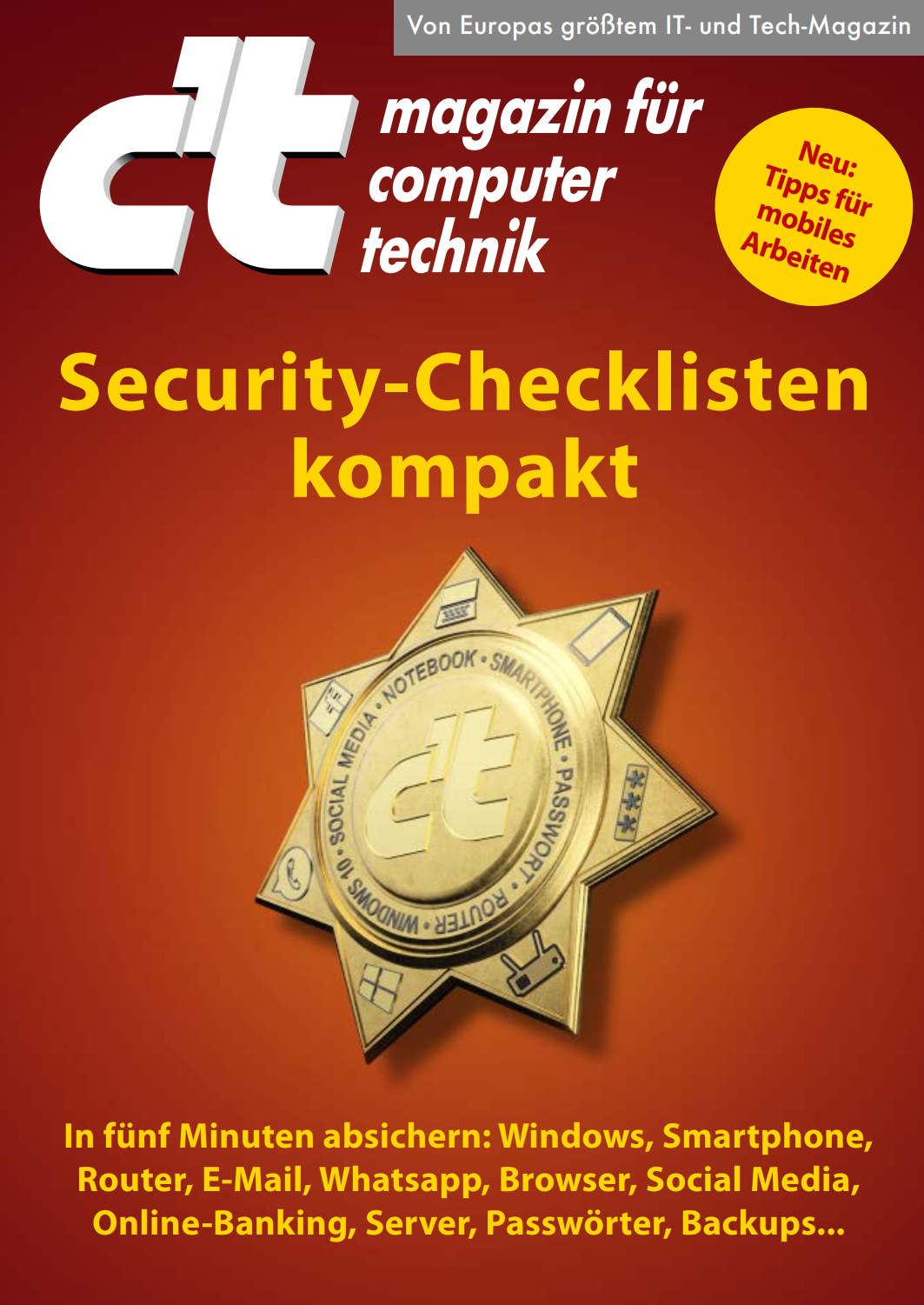 Booklet c't Security-Checkliste 2022