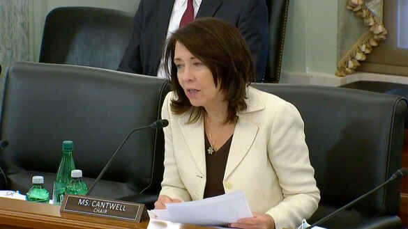 US-Senatorin Maria Cantwell möchte verhindern, dass ein zu laxes bundesweites Datenschutzgesetz künftig rigidere Vorgaben in einzelnen Bundesstaaten blockiert., Bild: Maria Cantwell / U. S. Senate