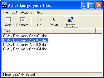 A.F.7 Merge your files