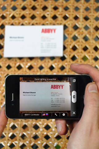  ABBYY Business Card Reader