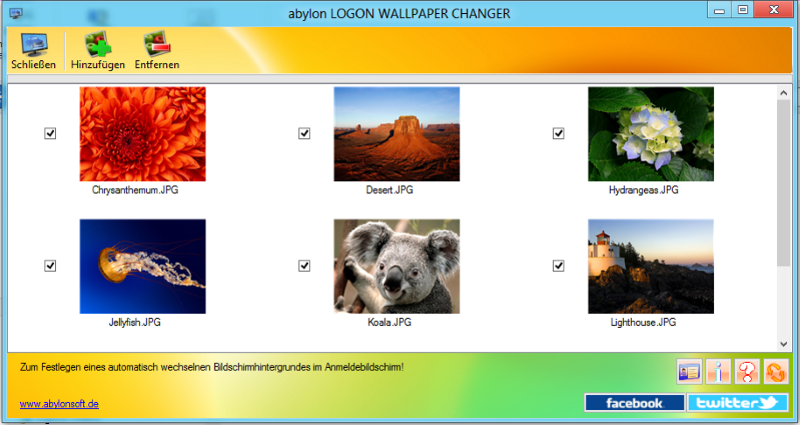 abylon Logon-Wallpaper-Changer