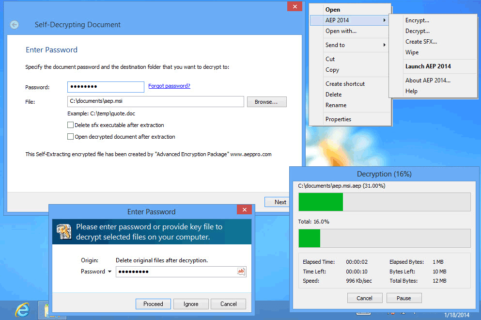 Advanced Encryption Package 2007