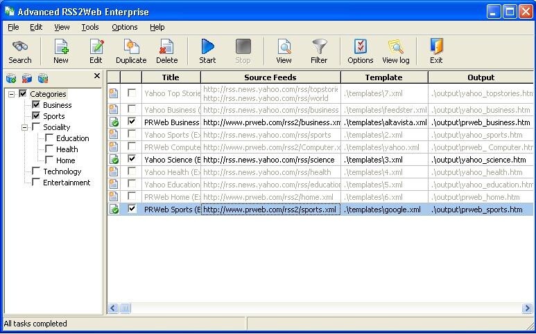  Advanced RSS2Web Personal