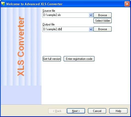 Advanced XLS Converter