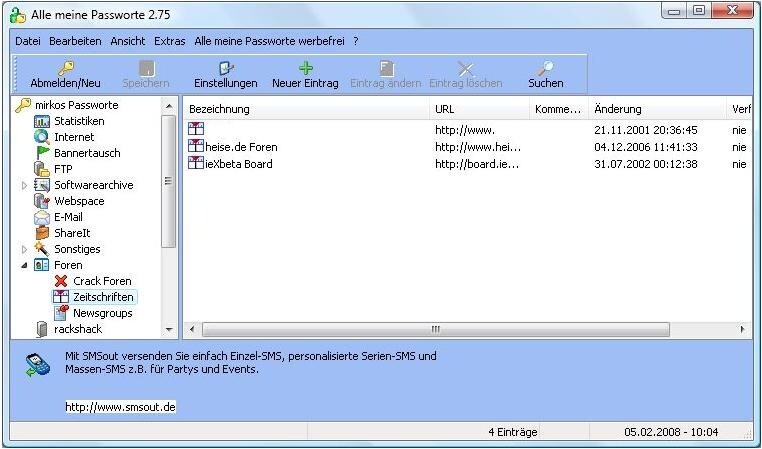 Alle meine Passworte (AmP)