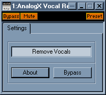 AnalogX Vocal Remover