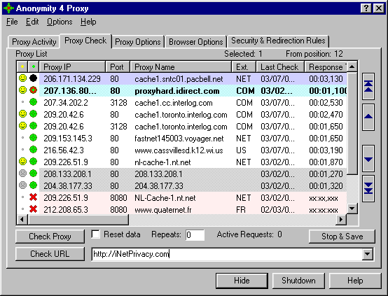  Anonymity 4 Proxy
