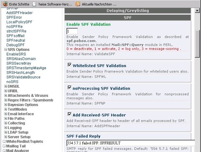  Anti-Spam SMTP Proxy Server