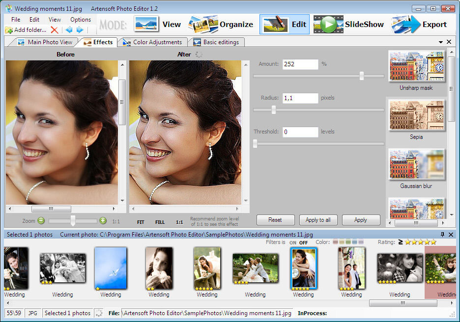  Artensoft Photo Editor
