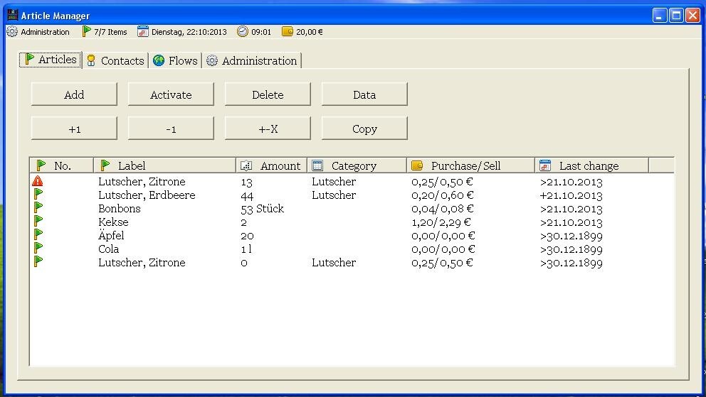 Artikelverwaltungssoftware