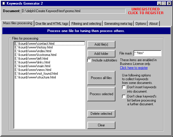  AS Keywords Generator