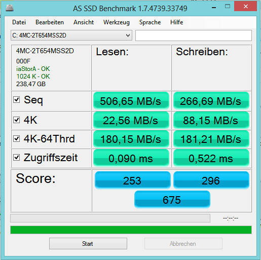  AS SSD Benchmark