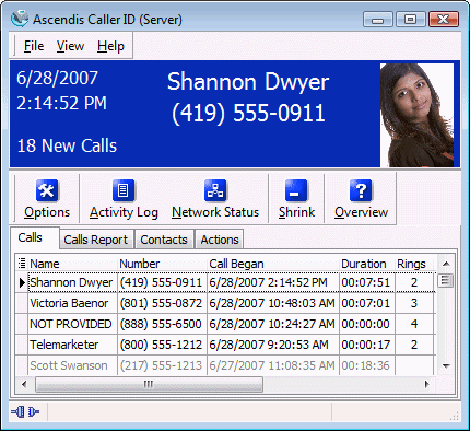  Ascendis Caller ID
