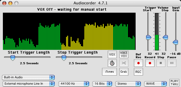  Audiocorder