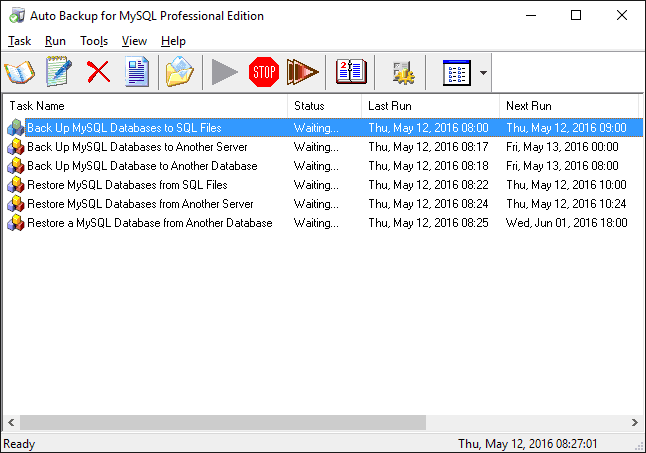  Auto Backup for MySQL Professional