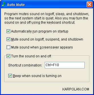  Auto Mute